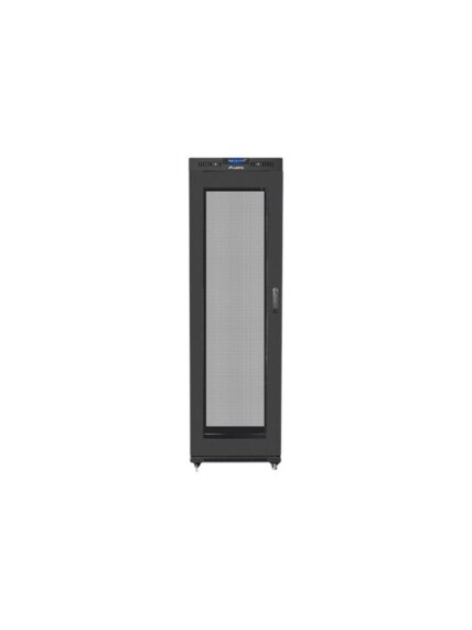 Lanberg | Rack cabinet 19" free-standing 42U/600x800 (flat pack) with mesh door, LCD | FF01-6842-23BL | Black 1 Lanberg | Rack cabinet 19" free-standing 42U/600x800 (flat pack) with mesh door, LCD | FF01-6842-23BL | Black 1