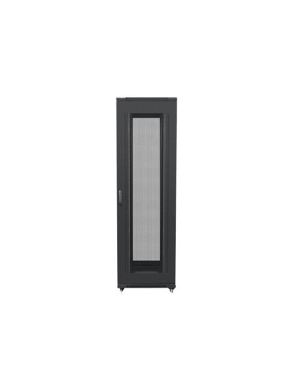 Lanberg | Rack cabinet 19" free-standing 42U/800x1000 (flat pack) with mesh door | FF01-8042-23B | Black 1 Lanberg | Rack cabinet 19" free-standing 42U/800x1000 (flat pack) with mesh door | FF01-8042-23B | Black 1