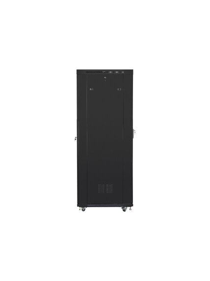Lanberg | Rack cabinet 19" free-standing 42U/800x1000 (flat pack) with mesh door, LCD | FF01-8042-23BL | Black 3 Lanberg | Rack cabinet 19" free-standing 42U/800x1000 (flat pack) with mesh door, LCD | FF01-8042-23BL | Black 3