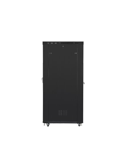 Lanberg | Rack cabinet 19" free-standing 42U/800x1200 (flat pack) with glass door, LCD | FF01-8242-12BL | Black 4 Lanberg | Rack cabinet 19" free-standing 42U/800x1200 (flat pack) with glass door, LCD | FF01-8242-12BL | Black 4