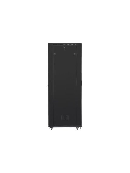 Lanberg | Rack cabinet 19" free-standing 47U/800x1000 (flat pack) with glass door, LCD | FF01-8047-12BL | Black 4 Lanberg | Rack cabinet 19" free-standing 47U/800x1000 (flat pack) with glass door, LCD | FF01-8047-12BL | Black 4