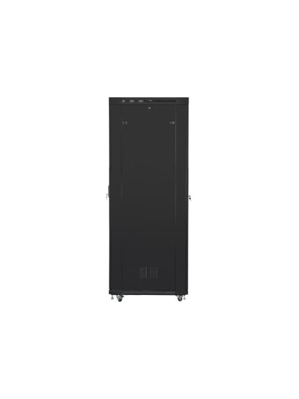 Lanberg | Rack cabinet 19" free-standing 47U/800x1000 (flat pack) with mesh door, LCD | FF01-8047-23BL | Black 2 Lanberg | Rack cabinet 19" free-standing 47U/800x1000 (flat pack) with mesh door, LCD | FF01-8047-23BL | Black 2