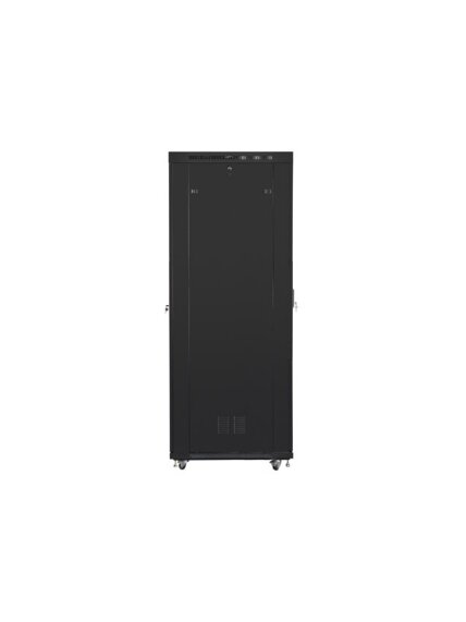 Lanberg | Rack cabinet 19" free-standing 47U/800x1000 (flat pack) with mesh door, LCD | FF01-8047-23BL | Black 4 Lanberg | Rack cabinet 19" free-standing 47U/800x1000 (flat pack) with mesh door, LCD | FF01-8047-23BL | Black 4
