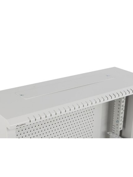 Lanberg | Rack cabinet 19" wall-mount 4U+3U/540x200 low-profile | WAF1-5203-04-00S | Grey 2 Lanberg | Rack cabinet 19" wall-mount 4U+3U/540x200 low-profile | WAF1-5203-04-00S | Grey 2