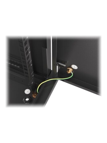 Lanberg | Rack cabinet 19" wall-mount 6U/600x450 for self-assembly with metal door (flat pack) | WF01-6406-00B | Black 13 Lanberg | Rack cabinet 19" wall-mount 6U/600x450 for self-assembly with metal door (flat pack) | WF01-6406-00B | Black 13