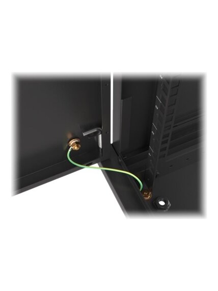 Lanberg | Rack cabinet 19" wall-mount 6U/600x450 for self-assembly with metal door (flat pack) | WF01-6406-00B | Black 14