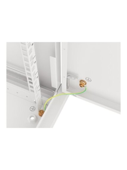 Lanberg | Rack cabinet 19" wall-mount 6U/600x450 for self-assembly with metal door (flat pack) | WF01-6406-00S | Grey 13 Lanberg | Rack cabinet 19" wall-mount 6U/600x450 for self-assembly with metal door (flat pack) | WF01-6406-00S | Grey 13