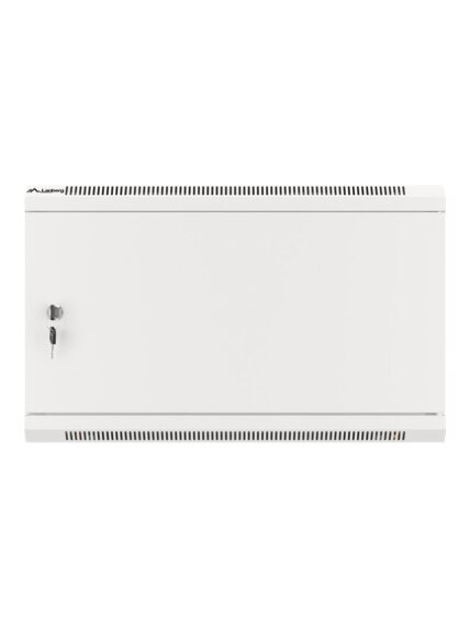 Lanberg | Rack cabinet 19" wall-mount 6U/600x450 for self-assembly with metal door (flat pack) | WF01-6406-00S | Grey 2
