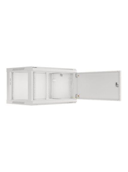 Lanberg | Rack cabinet 19" wall-mount 6U/600x450 for self-assembly with metal door (flat pack) | WF01-6406-00S | Grey 5