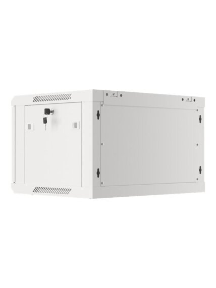 Lanberg | Rack cabinet 19" wall-mount 6U/600x450 for self-assembly with metal door (flat pack) | WF01-6406-00S | Grey 8 Lanberg | Rack cabinet 19" wall-mount 6U/600x450 for self-assembly with metal door (flat pack) | WF01-6406-00S | Grey 8