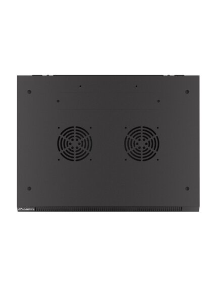 Lanberg | Rack cabinet 19" wall-mount 6U/600x450 with perforated door (flat pack) | WF01-6406-23B | Black 4 Lanberg | Rack cabinet 19" wall-mount 6U/600x450 with perforated door (flat pack) | WF01-6406-23B | Black 4