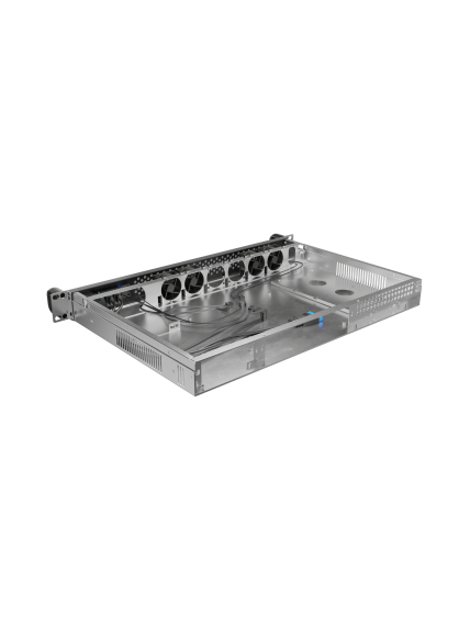 Lanberg Rackmount server chassis ITX 300/10 19"/1U | SC01-3001-10B | Black 2