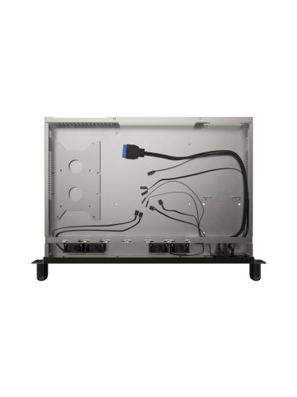Lanberg Rackmount server chassis ITX 300/10 19"/1U | SC01-3001-10B | Black 5