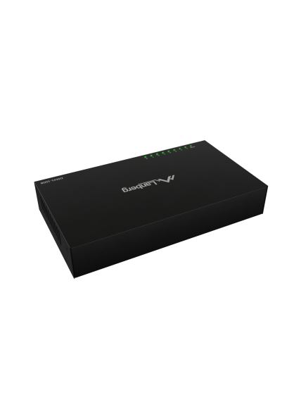 Lanberg Switch 8x1GB/s Unmanagment Gigabit Ethernet Desktop 12V metal case | DSM1-1008 2 Lanberg Switch 8x1GB/s Unmanagment Gigabit Ethernet Desktop 12V metal case | DSM1-1008 2