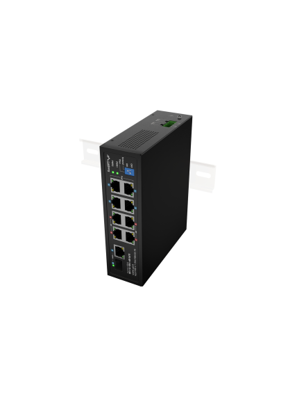 Lanberg Switch PoE 4xBT 4xAT SFP/ETH Din Unmanagment Fast Ethernet | ILFE-8P-1GE-1S-120 | Unmanaged | Din rail, Rack 6 Lanberg Switch PoE 4xBT 4xAT SFP/ETH Din Unmanagment Fast Ethernet | ILFE-8P-1GE-1S-120 | Unmanaged | Din rail, Rack 6