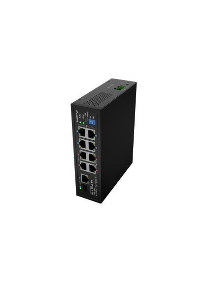 Lanberg Switch PoE 4xBT 4xAT SFP/ETH Din Unmanagment Fast Ethernet | ILFE-8P-1GE-1S-120 | Unmanaged | Din rail, Rack 7 Lanberg Switch PoE 4xBT 4xAT SFP/ETH Din Unmanagment Fast Ethernet | ILFE-8P-1GE-1S-120 | Unmanaged | Din rail, Rack 7
