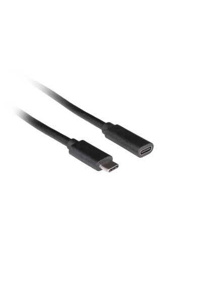 Lanberg | USB-C M/F 3.1 Cable | CA-USBE-20CC-0005-BK 3 Lanberg | USB-C M/F 3.1 Cable | CA-USBE-20CC-0005-BK 3
