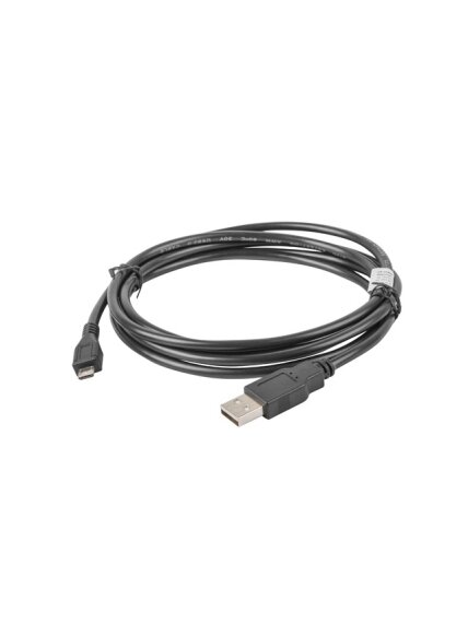 Lanberg | USB Micro (M) to USB-A (M) 2.0 Cable | CA-USBM-10CC-0018-BK 1 Lanberg | USB Micro (M) to USB-A (M) 2.0 Cable | CA-USBM-10CC-0018-BK 1
