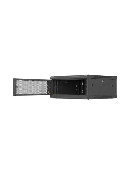 Lanberg Wall mounted installation cabinet 19" 4U 600X600 | WF01-6604-23B | Black 4 Lanberg Wall mounted installation cabinet 19" 4U 600X600 | WF01-6604-23B | Black 4