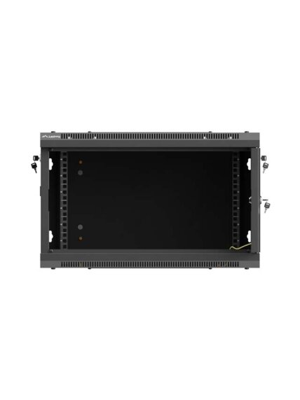 Lanberg Wall mounted installation cabinet 19" 6U 600X600 | WF01-6606-23B | Black 3