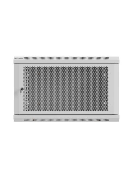 Lanberg Wall mounted installation cabinet 19" 9U 600X600 | WF01-6606-23S | Grey 2
