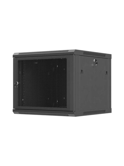 Lanberg Wall mounted installation cabinet 19" 9U 600X600 | WF01-6609-23B | Black 1 Lanberg Wall mounted installation cabinet 19" 9U 600X600 | WF01-6609-23B | Black 1