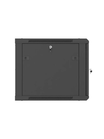 Lanberg Wall mounted installation cabinet 19" 9U 600X600 | WF01-6609-23B | Black 3 Lanberg Wall mounted installation cabinet 19" 9U 600X600 | WF01-6609-23B | Black 3
