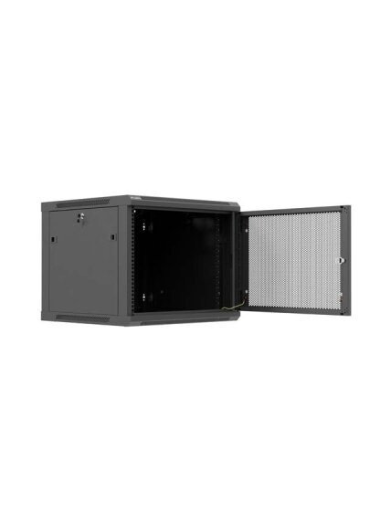 Lanberg Wall mounted installation cabinet 19" 9U 600X600 | WF01-6609-23B | Black 5 Lanberg Wall mounted installation cabinet 19" 9U 600X600 | WF01-6609-23B | Black 5