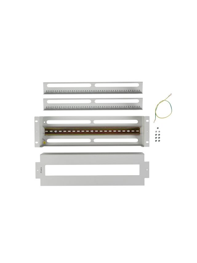 Lanberg 19" 3U Voltage Distrubution Panel with Din Rail TS-35 | Grey 1 Lanberg 19" 3U Voltage Distrubution Panel with Din Rail TS-35 | Grey 1