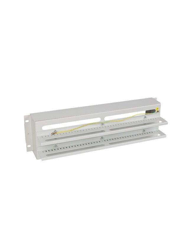 Lanberg 19" 3U Voltage Distrubution Panel with Din Rail TS-35 | Grey 2 Lanberg 19" 3U Voltage Distrubution Panel with Din Rail TS-35 | Grey 2
