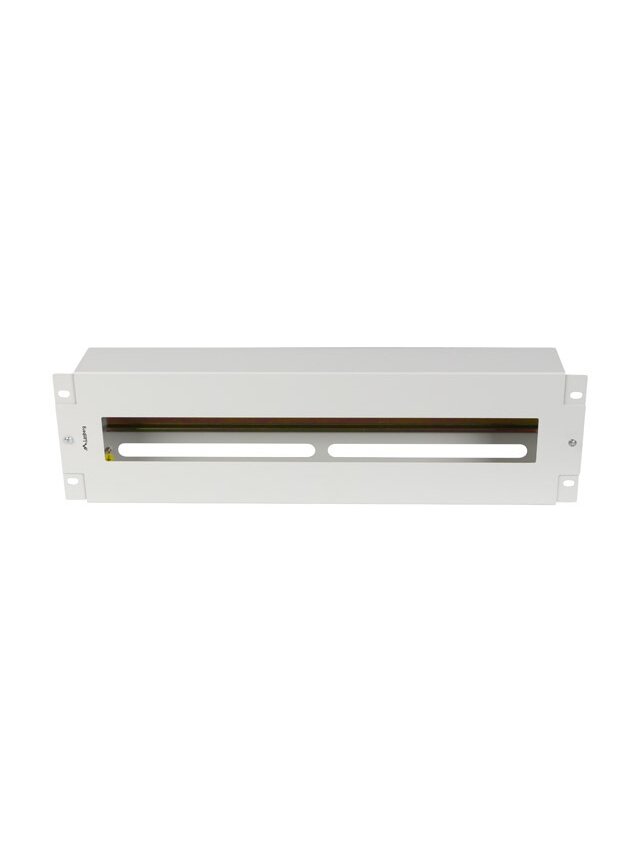 Lanberg 19" 3U Voltage Distrubution Panel with Din Rail TS-35 | Grey 3
