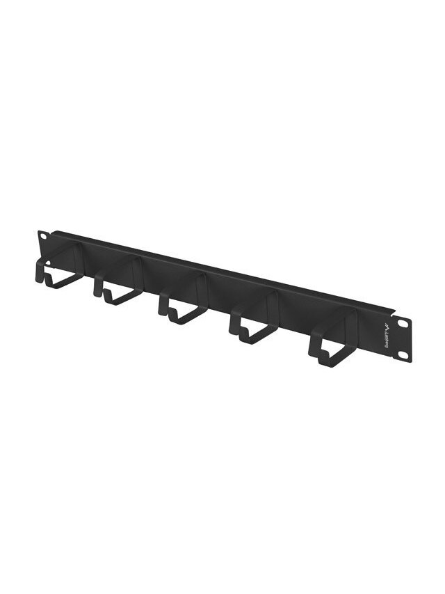 Lanberg 19" Cable Management 5 Rings, Type B, 1U | AK-1701-B | Black Lanberg 19" Cable Management 5 Rings, Type B, 1U | AK-1701-B | Black