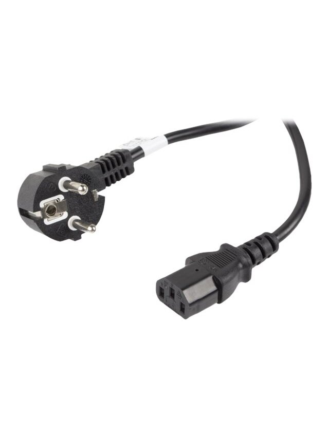 Lanberg | CEE 7/7 to IEC 320 C13 Power Cord | CA-C13C-11CC-0100-BK 2 Lanberg | CEE 7/7 to IEC 320 C13 Power Cord | CA-C13C-11CC-0100-BK 2