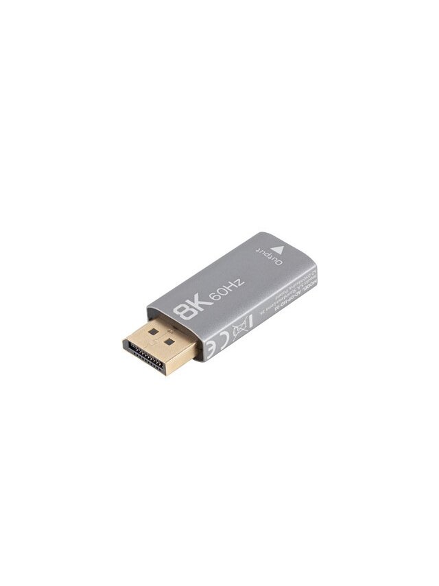 Lanberg Displayport (M) to HDMI (F) Adapter 8K, Silver | AD-DP-HD-03 Lanberg Displayport (M) to HDMI (F) Adapter 8K, Silver | AD-DP-HD-03