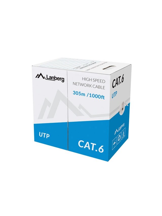 Lanberg | LAN Cable Cat.6 UTP Solid CU CPR + Fluke Passed | LCU6-11CU-0305-S 2