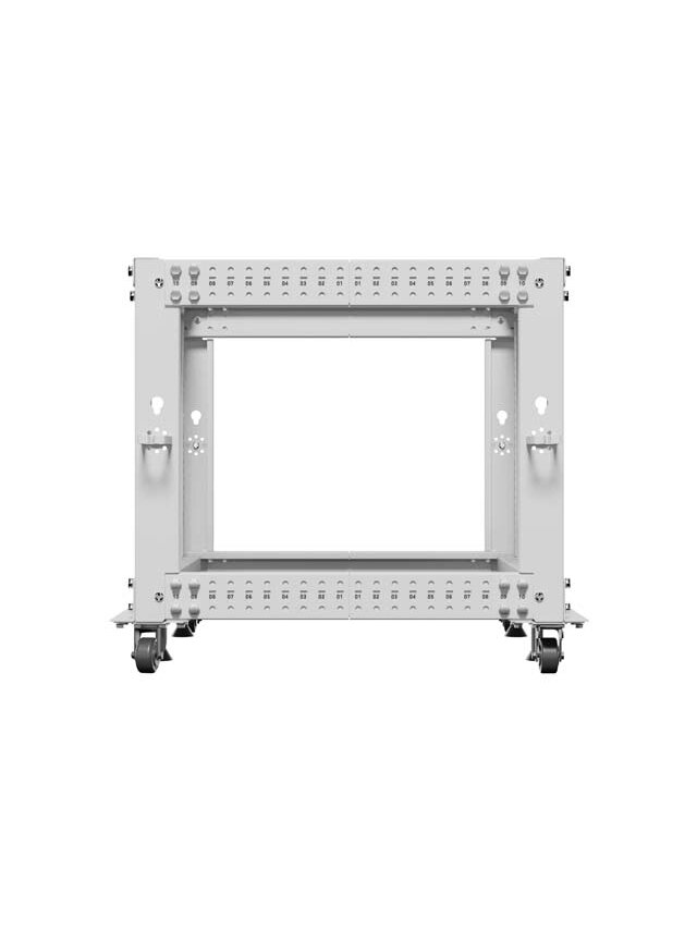 Lanberg Open Rack 19" 9U, adjustable | OR01-6109-S | 65.7 x 60 x 57.7 cm | Gray 2