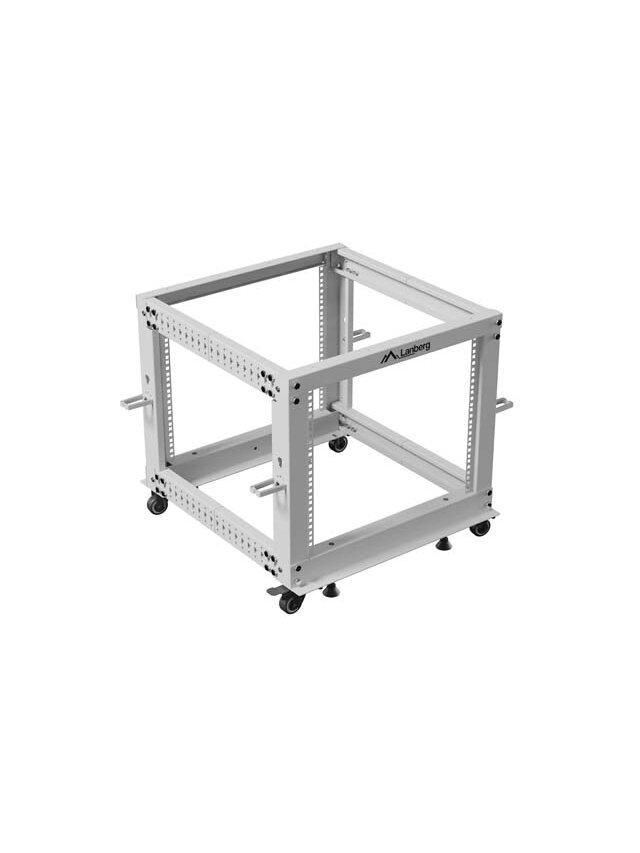 Lanberg Open Rack 19" 9U, adjustable | OR01-6109-S | 65.7 x 60 x 57.7 cm | Gray 3 Lanberg Open Rack 19" 9U, adjustable | OR01-6109-S | 65.7 x 60 x 57.7 cm | Gray 3