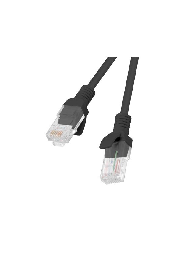 Lanberg Patchcord CAT.5E UTP 0.5M fluke passed 10-pack, Black | PCU5-20CC-0050-BK Lanberg Patchcord CAT.5E UTP 0.5M fluke passed 10-pack, Black | PCU5-20CC-0050-BK