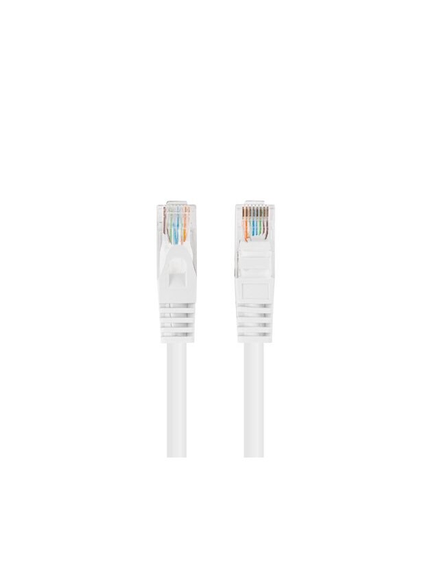 Lanberg Patchcord CAT.5E UTP 1M fluke passed 10-pack, White | PCU5-20CC-0100-W