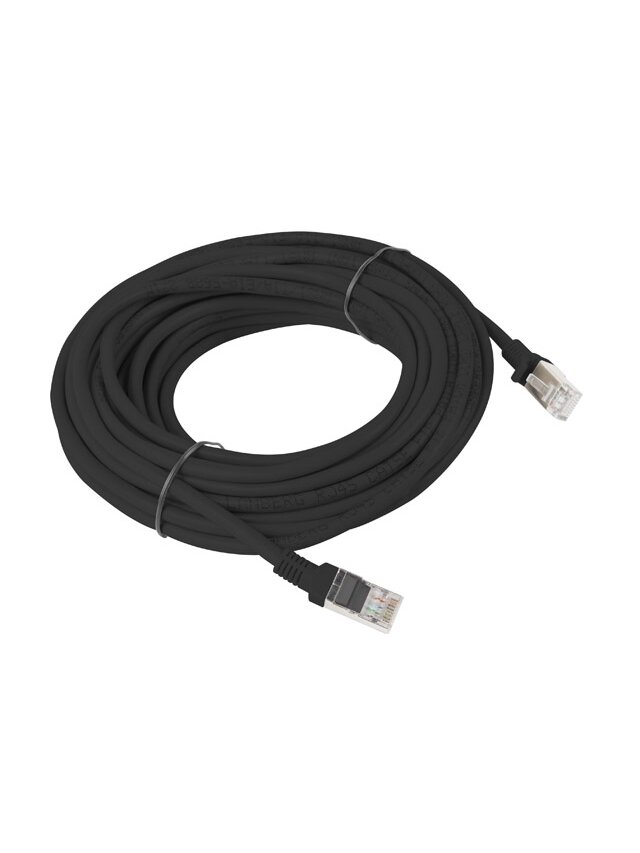 Lanberg | Patchcord CAT.5E UTP | PCU5-10CC-1000-BK | 10 m | Black 1 Lanberg | Patchcord CAT.5E UTP | PCU5-10CC-1000-BK | 10 m | Black 1
