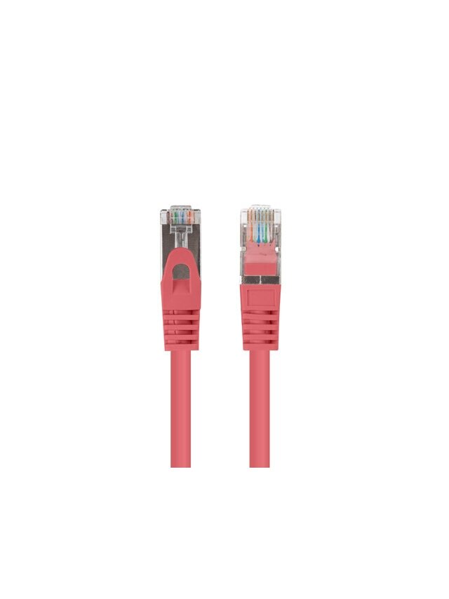 Lanberg Patchcord CAT.6 FTP 1M fluke passed 10-pack, Red | PCF6-20CC-0100-R Lanberg Patchcord CAT.6 FTP 1M fluke passed 10-pack, Red | PCF6-20CC-0100-R