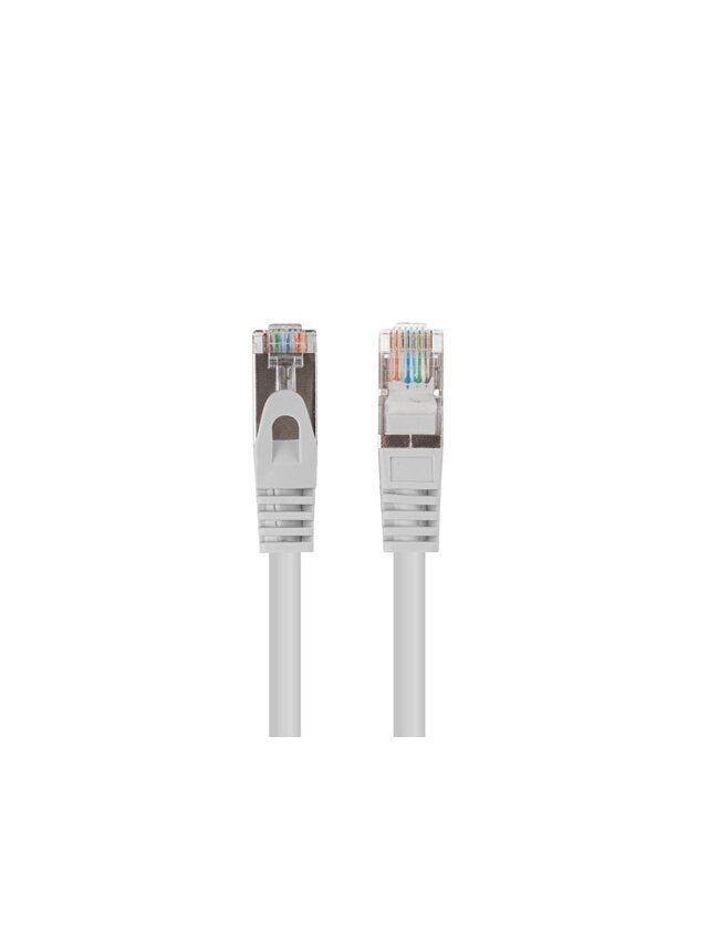 Lanberg Patchcord CAT.6 FTP 2M fluke passed 10-pack, Grey | PCF6-20CC-0200-S Lanberg Patchcord CAT.6 FTP 2M fluke passed 10-pack, Grey | PCF6-20CC-0200-S