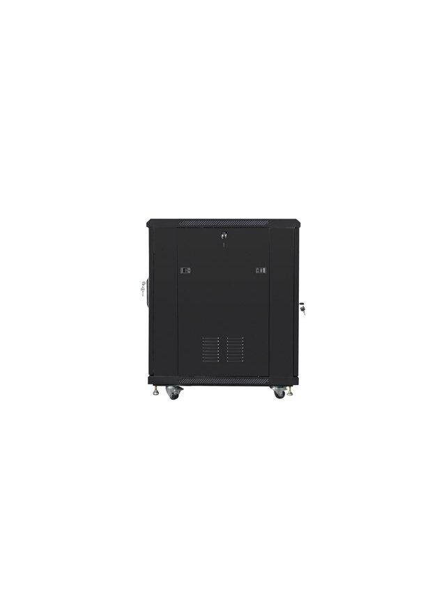 Lanberg | Rack cabinet 19" free-standing 15U/600x800 (flat pack) with mesh door | FF01-6815-23B | Black 2 Lanberg | Rack cabinet 19" free-standing 15U/600x800 (flat pack) with mesh door | FF01-6815-23B | Black 2