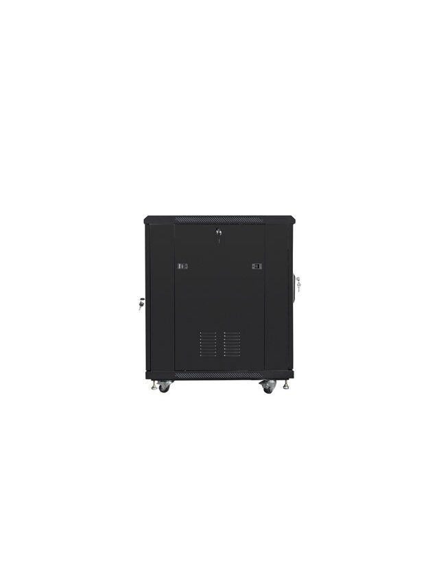 Lanberg | Rack cabinet 19" free-standing 15U/600x800 (flat pack) with mesh door | FF01-6815-23B | Black 4 Lanberg | Rack cabinet 19" free-standing 15U/600x800 (flat pack) with mesh door | FF01-6815-23B | Black 4
