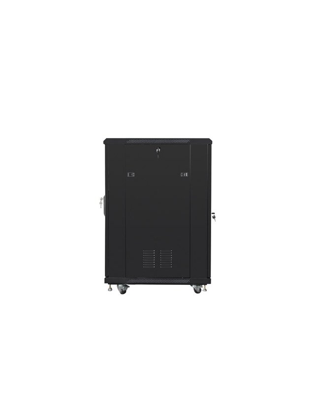 Lanberg | Rack cabinet 19" free-standing 22U/600x800 (flat pack) with mesh door | FF01-6822-23B | Black 2 Lanberg | Rack cabinet 19" free-standing 22U/600x800 (flat pack) with mesh door | FF01-6822-23B | Black 2