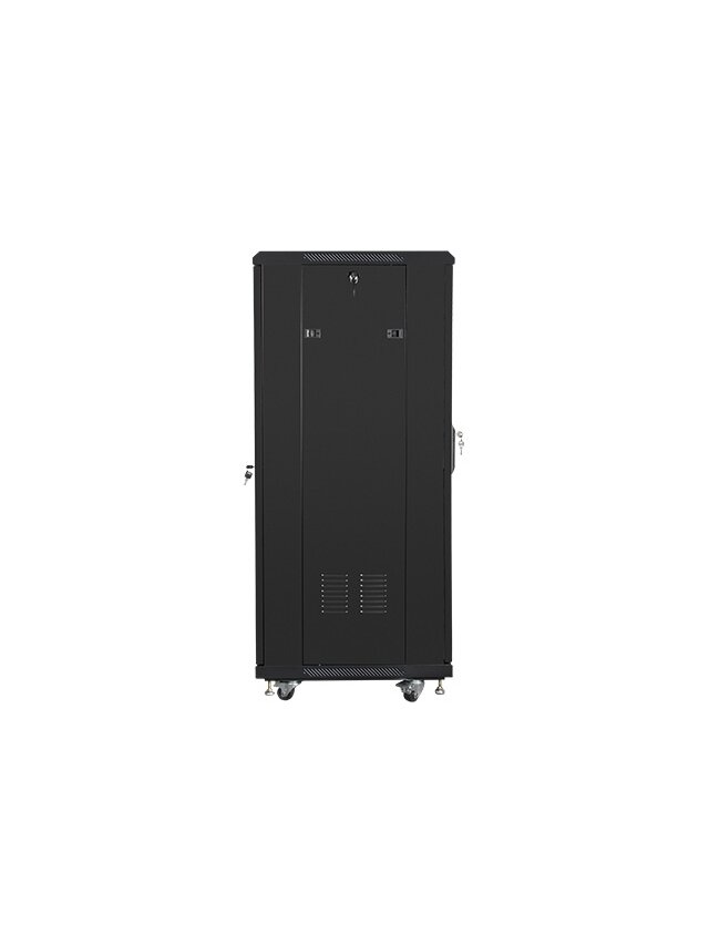 Lanberg | Rack cabinet 19" free-standing 27U/600x600 (flat pack) | FF01-6627-12B | Black 1 Lanberg | Rack cabinet 19" free-standing 27U/600x600 (flat pack) | FF01-6627-12B | Black 1