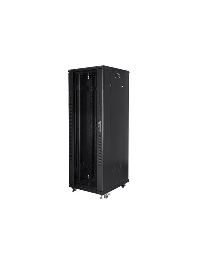 Lanberg | Rack cabinet 19" free-standing 37U/600x800 (flat pack) | FF01-6837-12B | Black Lanberg | Rack cabinet 19" free-standing 37U/600x800 (flat pack) | FF01-6837-12B | Black