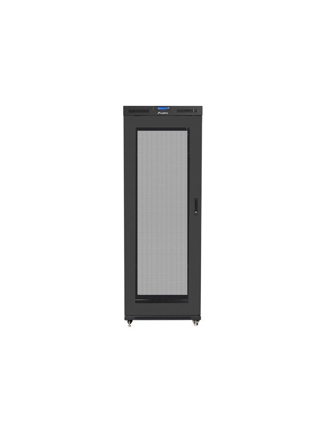 Lanberg | Rack cabinet 19" free-standing 37U/800x1000 (flat pack) with glass door lCD V2 | FF01-8037-23BL | Black 1 Lanberg | Rack cabinet 19" free-standing 37U/800x1000 (flat pack) with glass door lCD V2 | FF01-8037-23BL | Black 1