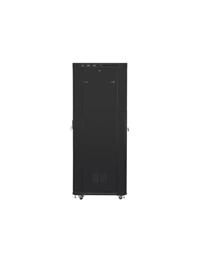 Lanberg | Rack cabinet 19" free-standing 37U/800x1000 (flat pack) with glass door lCD V2 | FF01-8037-23BL | Black 2 Lanberg | Rack cabinet 19" free-standing 37U/800x1000 (flat pack) with glass door lCD V2 | FF01-8037-23BL | Black 2