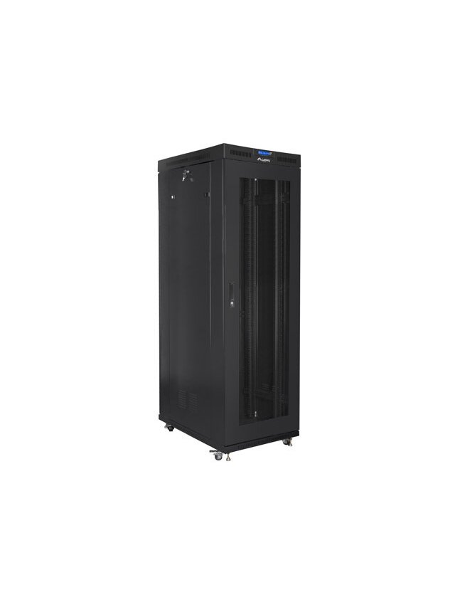 Lanberg | Rack cabinet 19" free-standing 37U/800x1000 (flat pack) with glass door lCD V2 | FF01-8037-23BL | Black 4